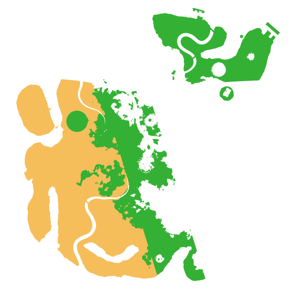 Biome Rust Map: Procedural Map, Size: 3750, Seed: 50999427