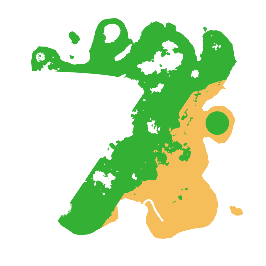 Biome Rust Map: Procedural Map, Size: 3000, Seed: 21386