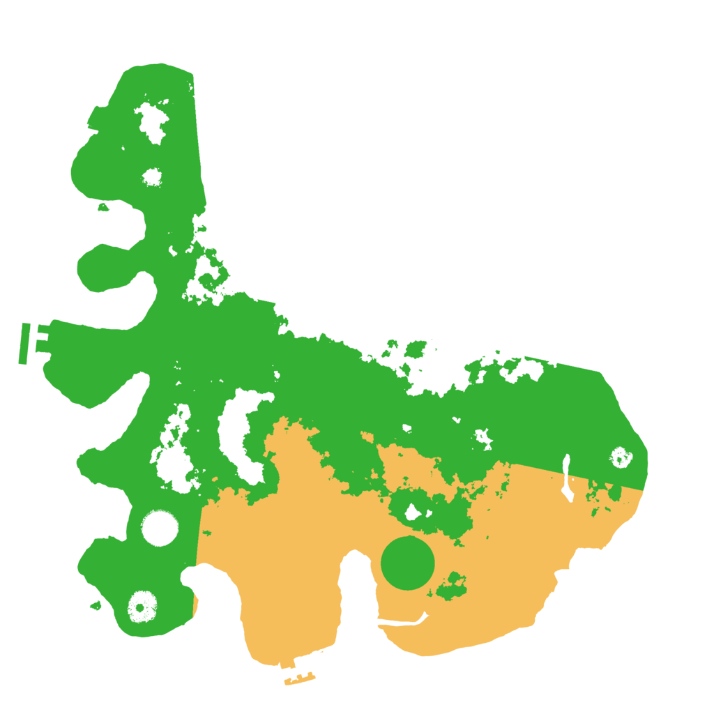 Biome Rust Map: Procedural Map, Size: 3500, Seed: 35228651