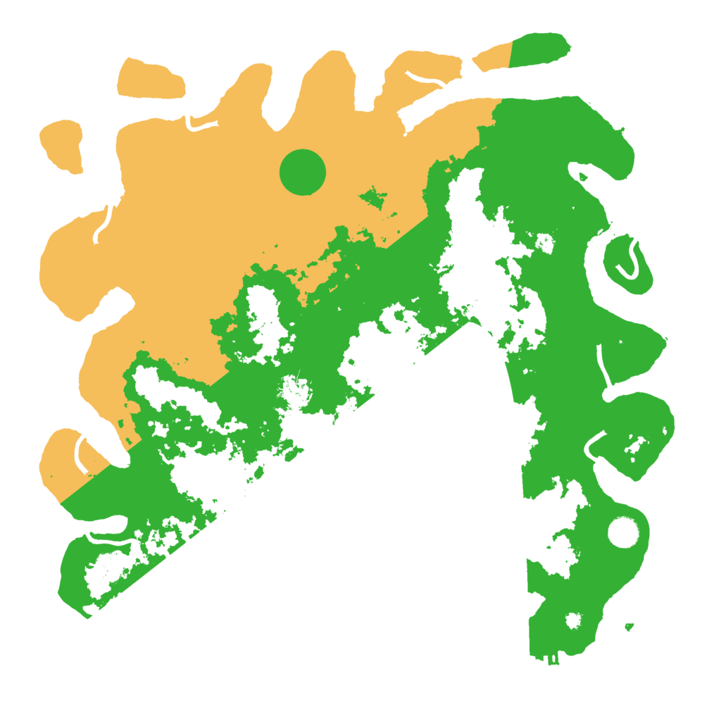 Biome Rust Map: Procedural Map, Size: 4100, Seed: 71562596