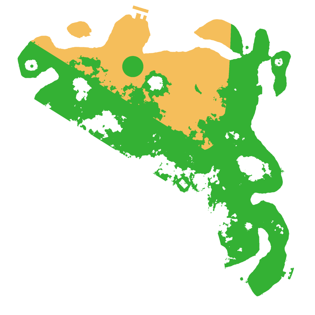 Biome Rust Map: Procedural Map, Size: 3950, Seed: 10242302