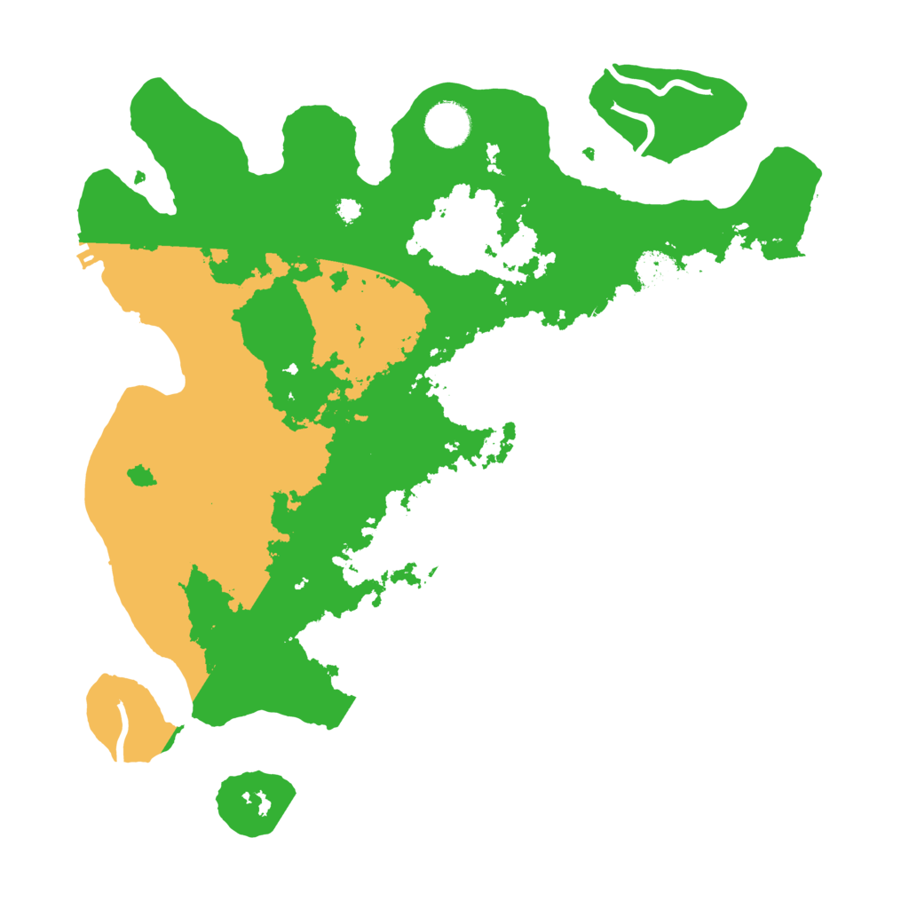 Biome Rust Map: Procedural Map, Size: 3500, Seed: 1235523234