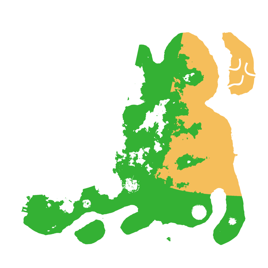 Biome Rust Map: Procedural Map, Size: 3250, Seed: 790410