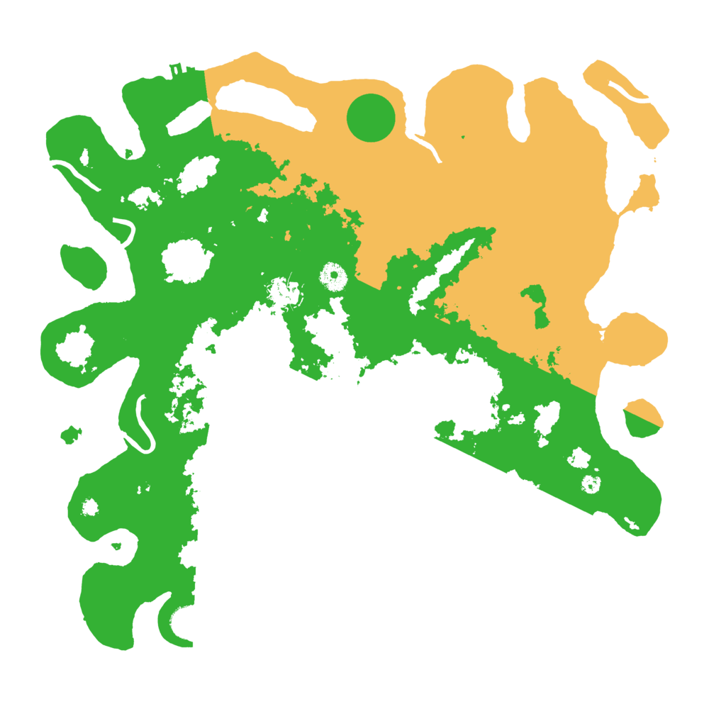 Biome Rust Map: Procedural Map, Size: 3950, Seed: 31042441