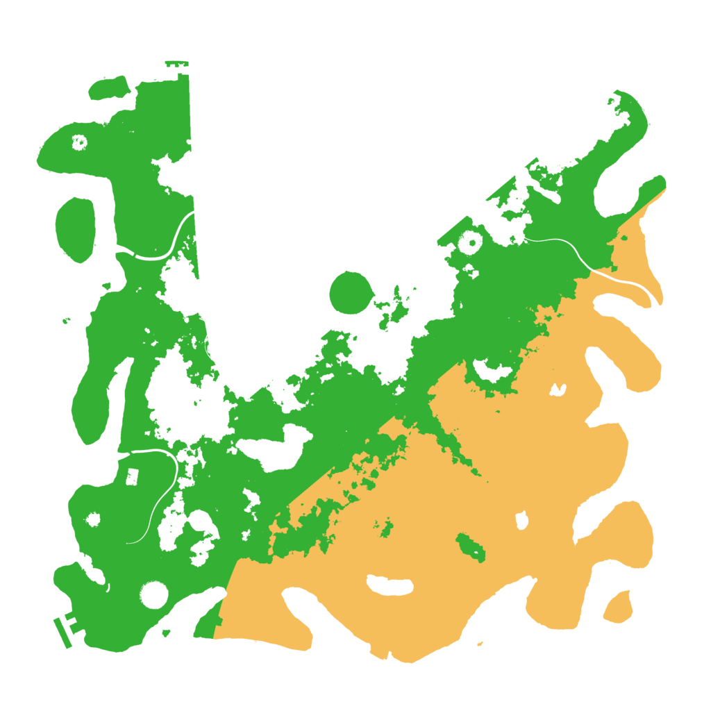 Biome Rust Map: Procedural Map, Size: 4500, Seed: 1437848443