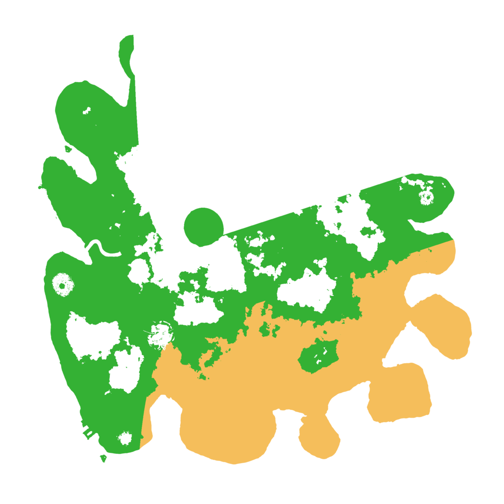 Biome Rust Map: Procedural Map, Size: 3500, Seed: 304332876