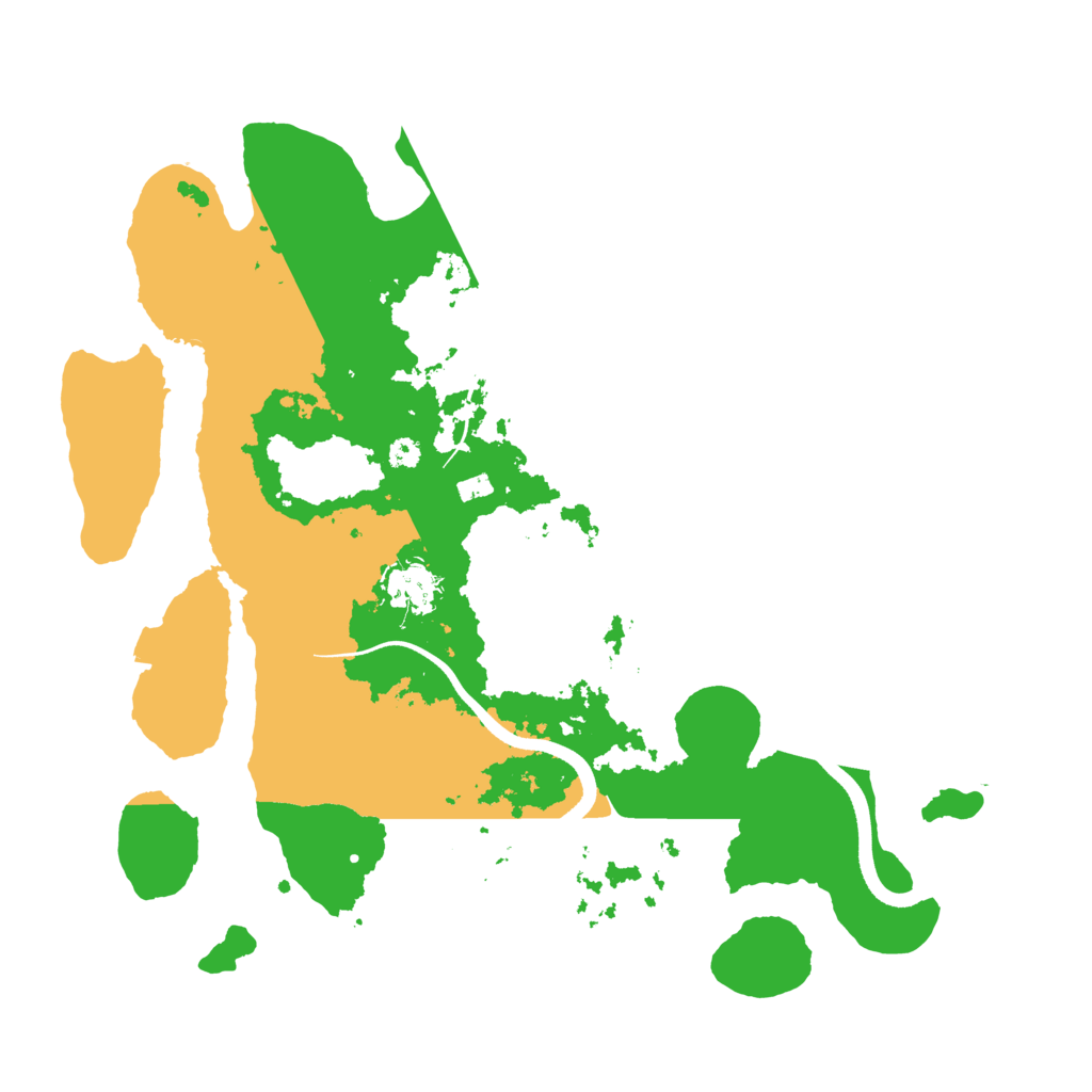 Biome Rust Map: Procedural Map, Size: 3500, Seed: 1876361641