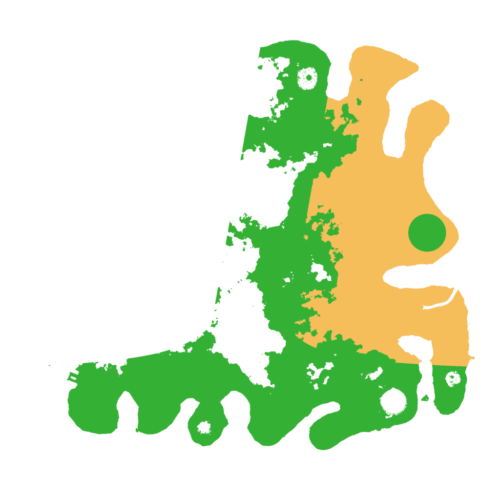 Biome Rust Map: Procedural Map, Size: 3500, Seed: 85418932