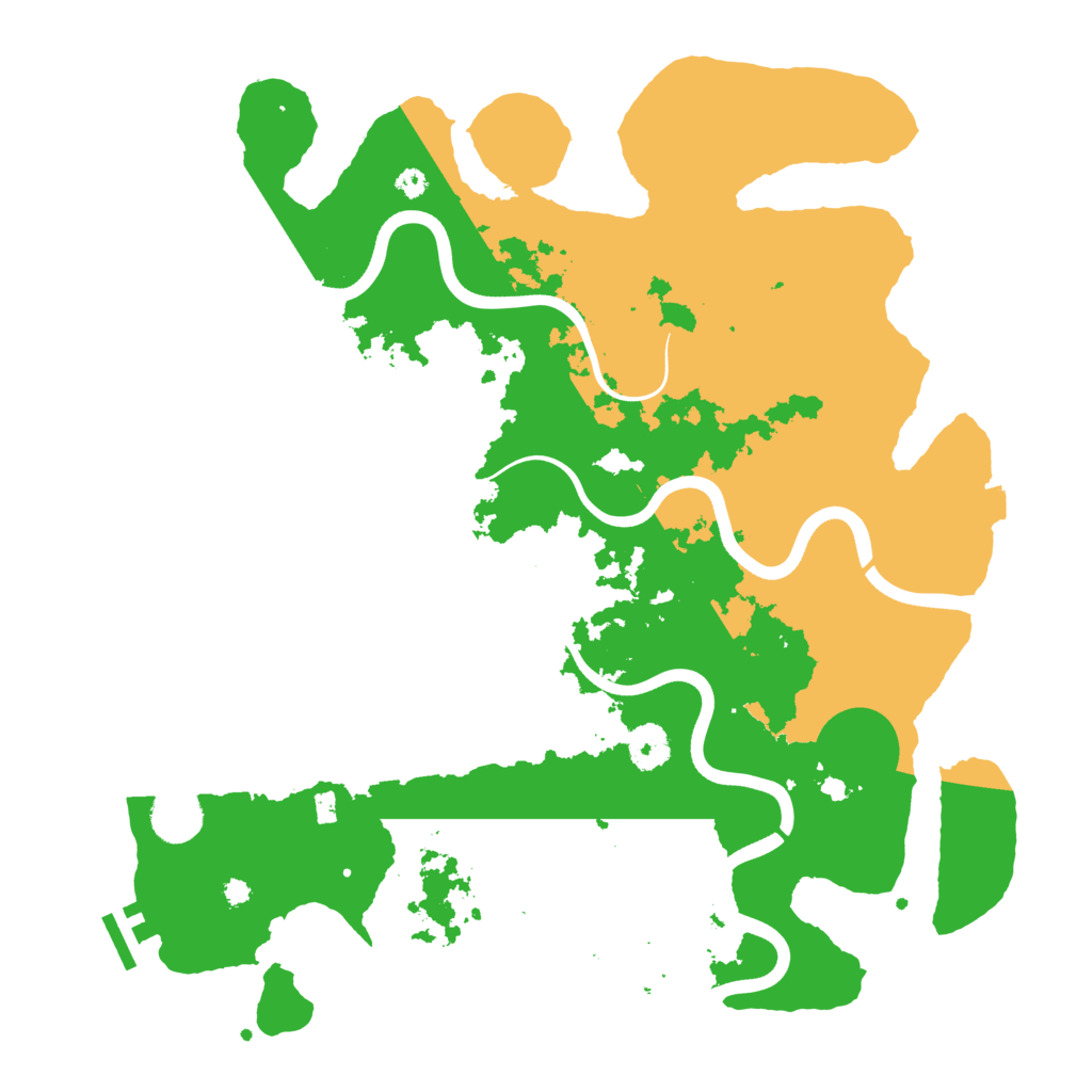 Biome Rust Map: Procedural Map, Size: 3750, Seed: 71864750