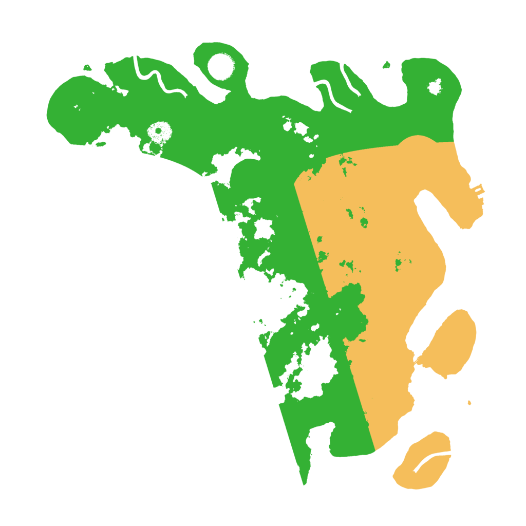 Biome Rust Map: Procedural Map, Size: 3500, Seed: 810027377