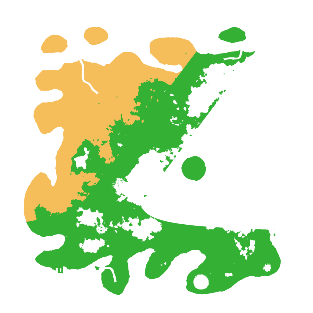 Biome Rust Map: Procedural Map, Size: 3650, Seed: 1832138784