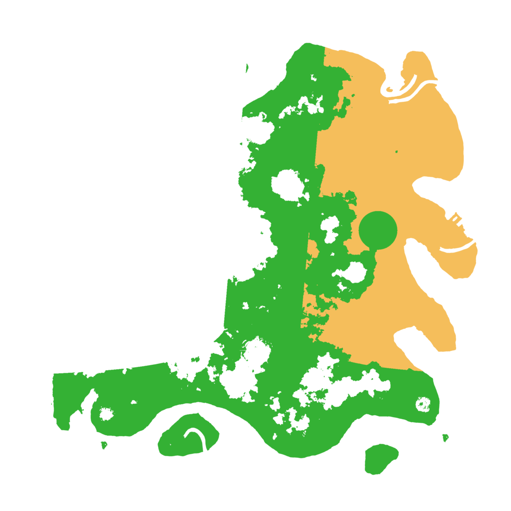 Biome Rust Map: Procedural Map, Size: 3500, Seed: 81167710