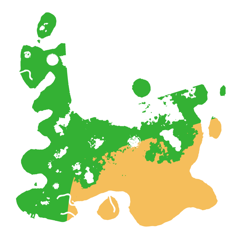 Biome Rust Map: Procedural Map, Size: 3650, Seed: 22445663