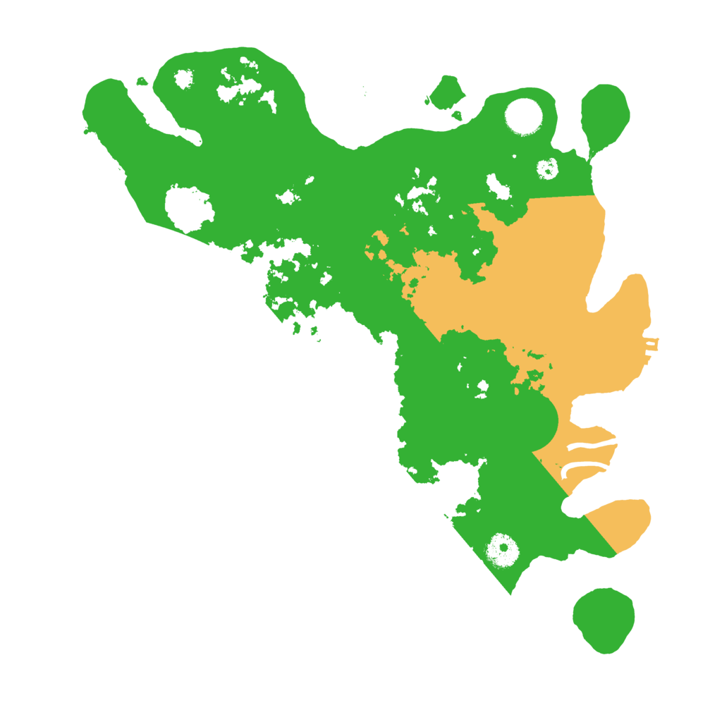 Biome Rust Map: Procedural Map, Size: 3450, Seed: 33792131