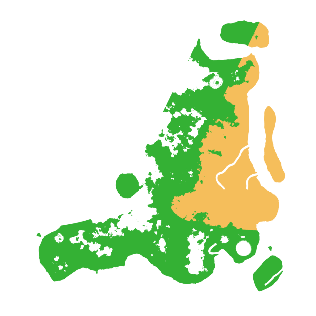 Biome Rust Map: Procedural Map, Size: 3650, Seed: 6972926