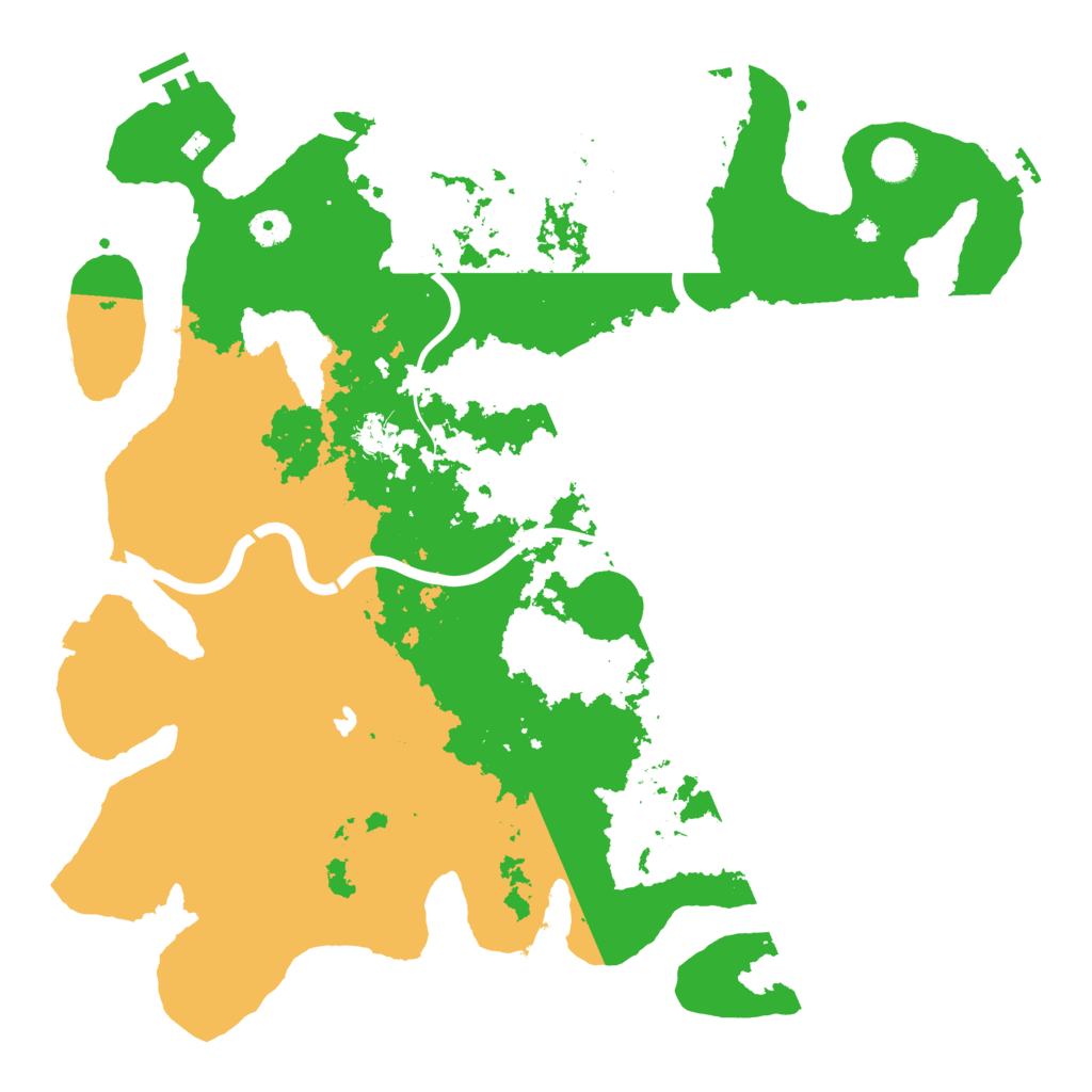 Biome Rust Map: Procedural Map, Size: 4300, Seed: 78278919