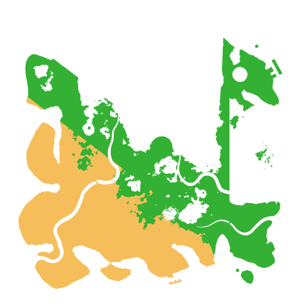 Biome Rust Map: Procedural Map, Size: 3750, Seed: 29289809