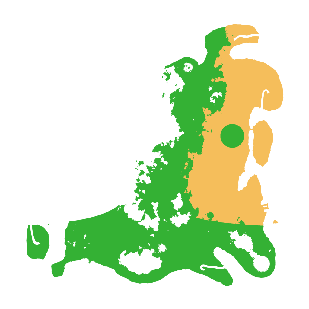 Biome Rust Map: Procedural Map, Size: 3450, Seed: 42239153