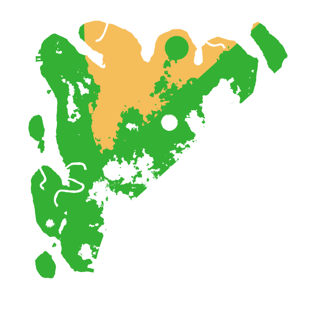 Biome Rust Map: Procedural Map, Size: 3500, Seed: 751419