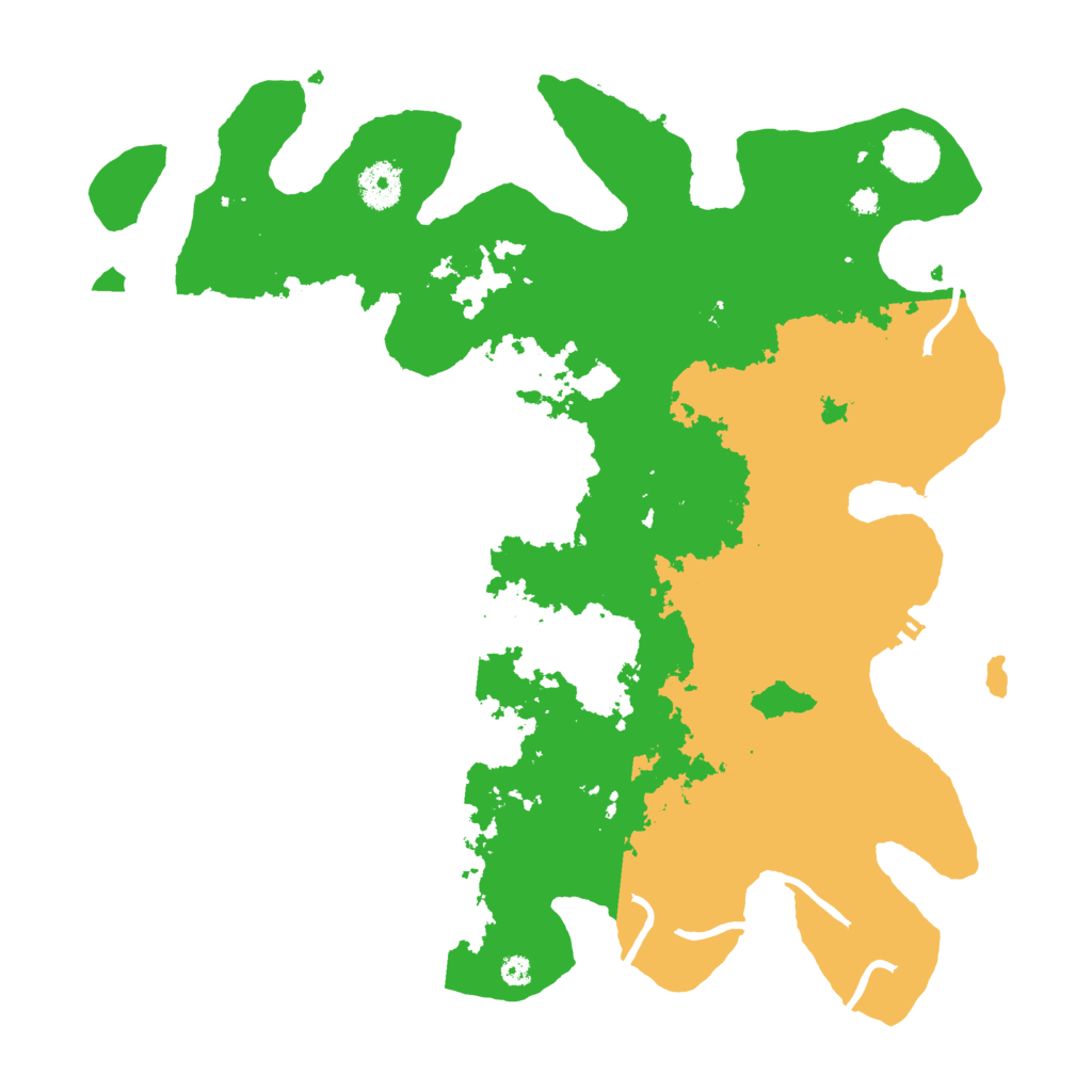 Biome Rust Map: Procedural Map, Size: 3650, Seed: 60274753