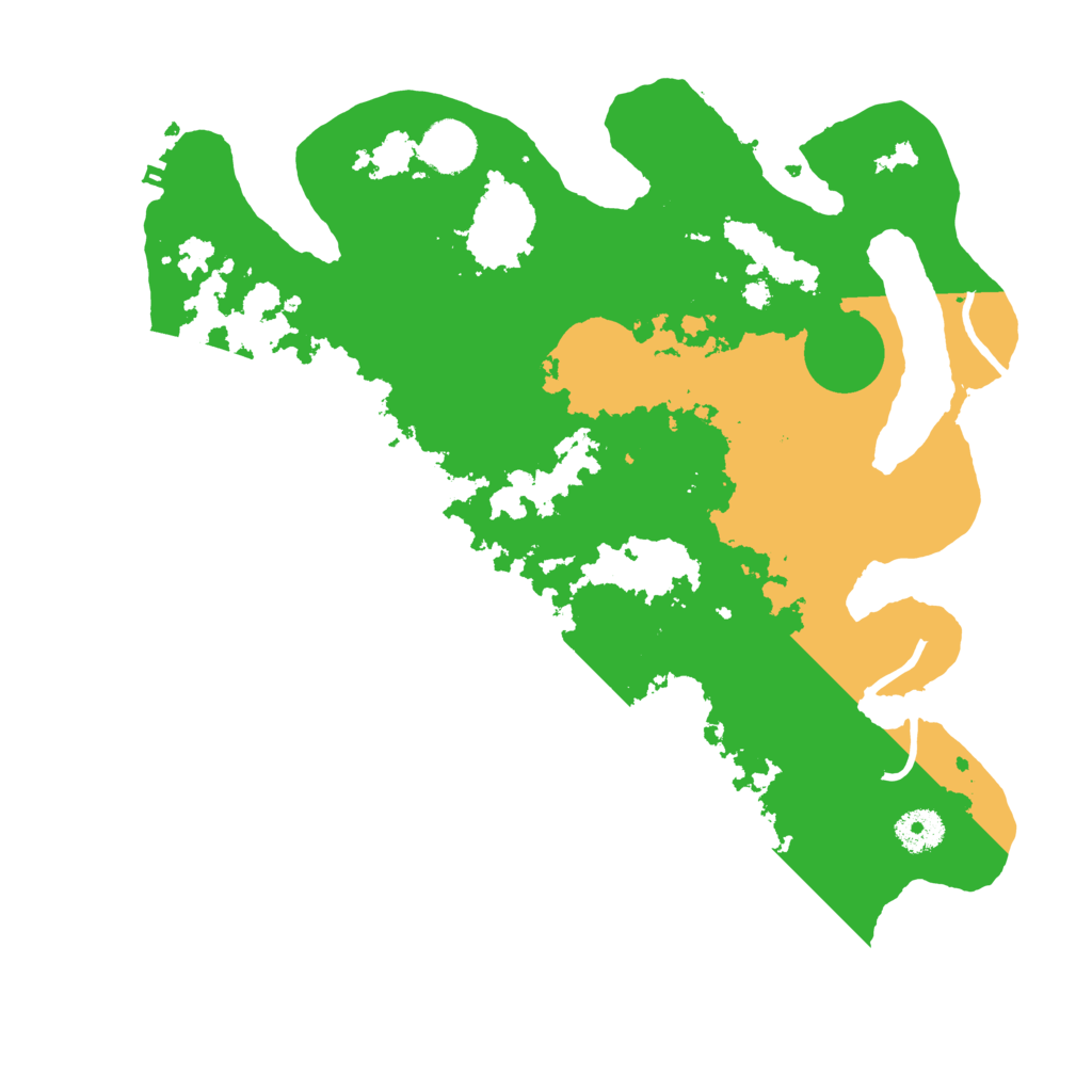 Biome Rust Map: Procedural Map, Size: 3600, Seed: 59100441