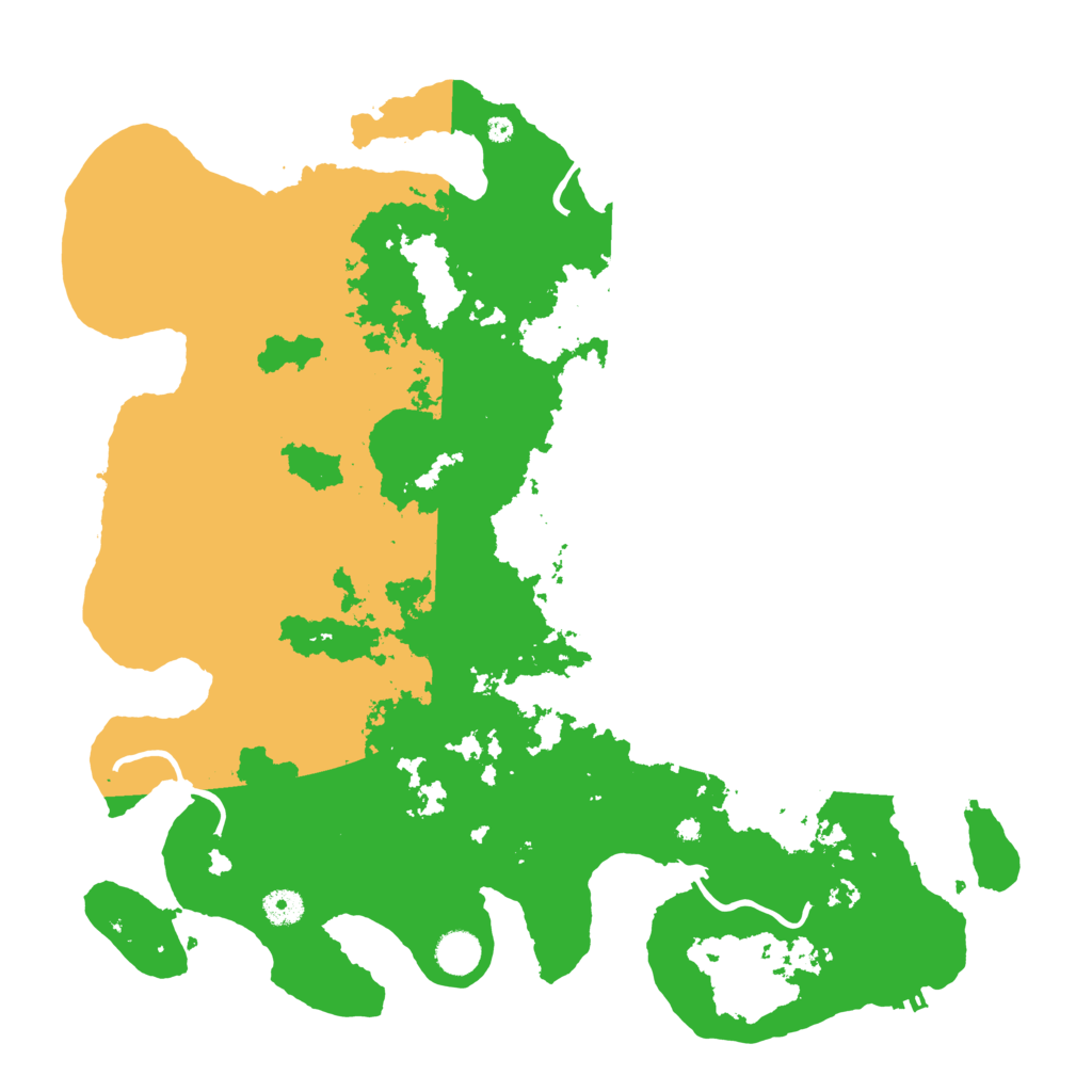 Biome Rust Map: Procedural Map, Size: 4300, Seed: 52162915
