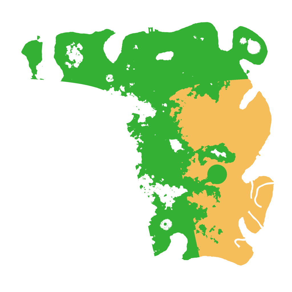 Biome Rust Map: Procedural Map, Size: 3950, Seed: 81857738