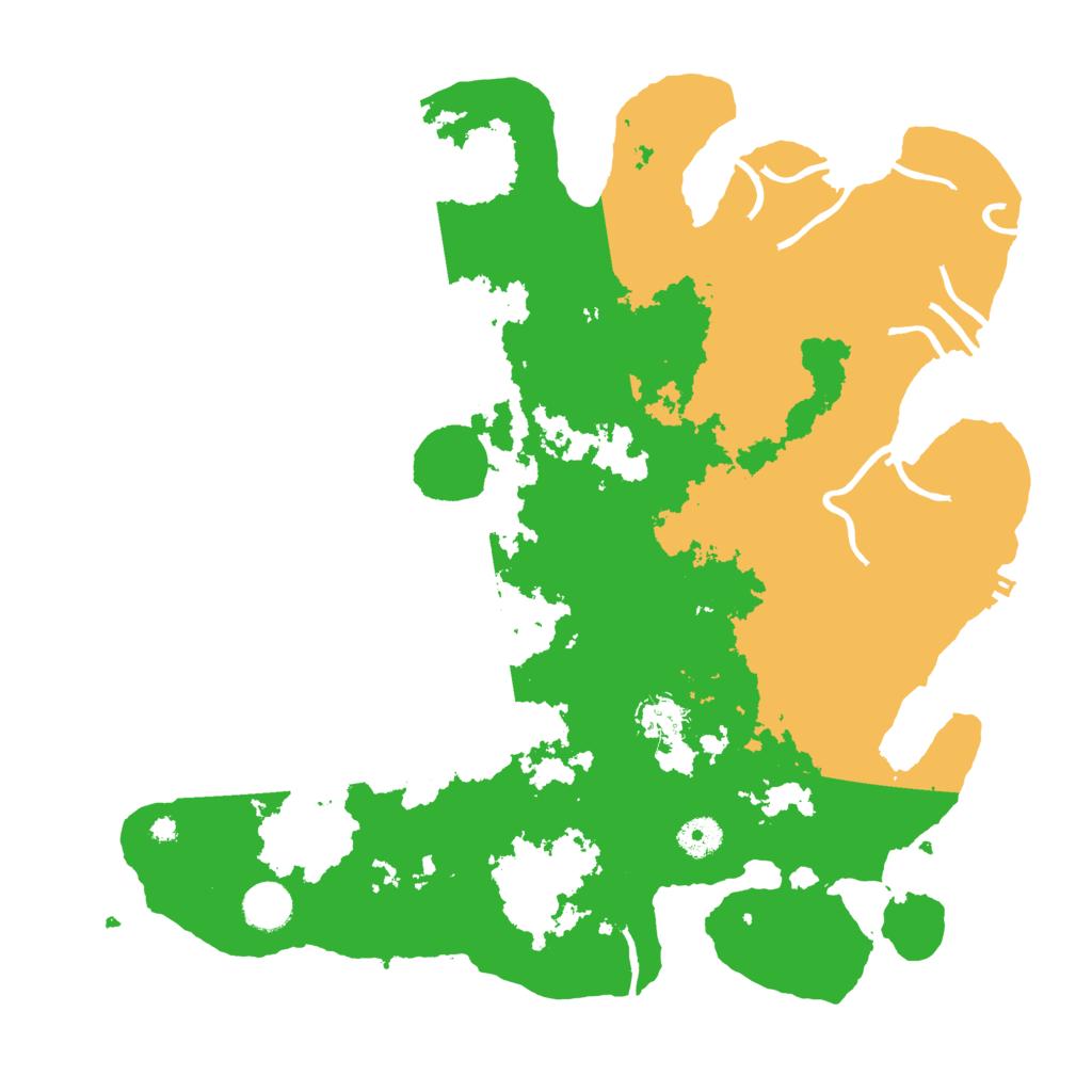 Biome Rust Map: Procedural Map, Size: 3950, Seed: 68292071