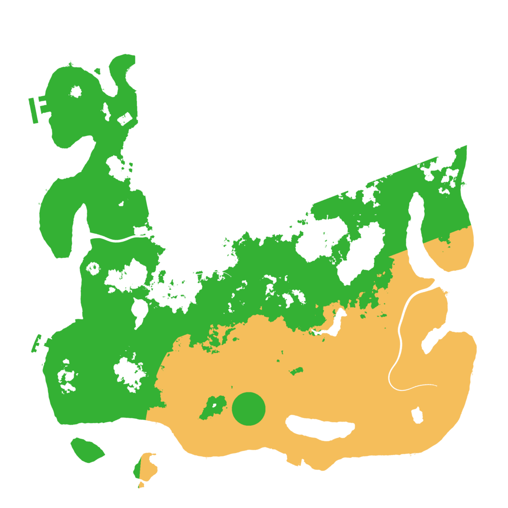 Biome Rust Map: Procedural Map, Size: 4000, Seed: 2509898