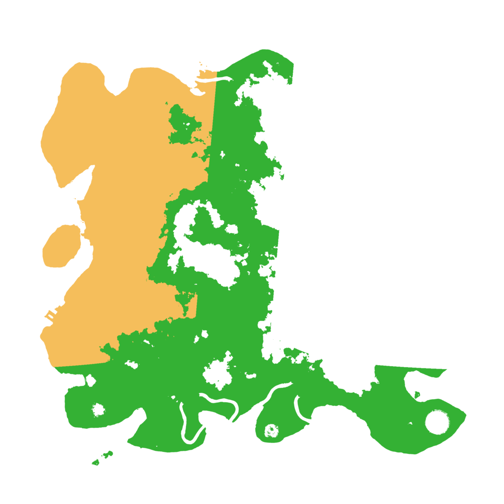 Biome Rust Map: Procedural Map, Size: 3700, Seed: 1619111692