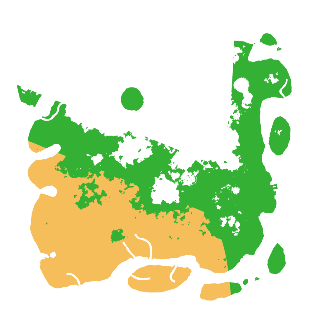 Biome Rust Map: Procedural Map, Size: 3900, Seed: 82439382