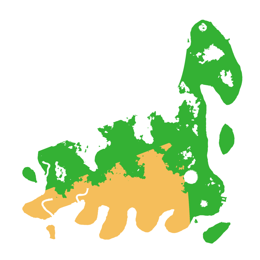 Biome Rust Map: Procedural Map, Size: 3400, Seed: 52760483