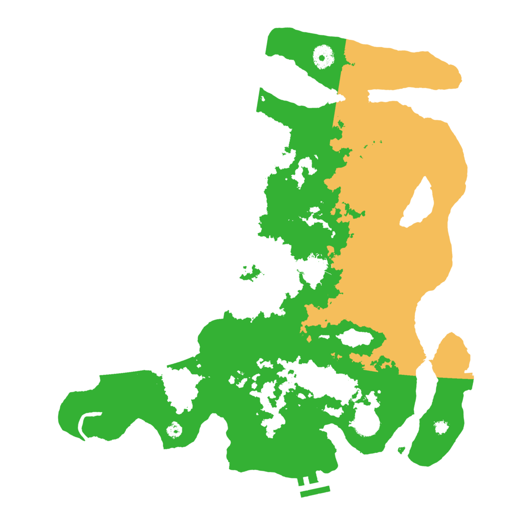 Biome Rust Map: Procedural Map, Size: 3500, Seed: 1476402047