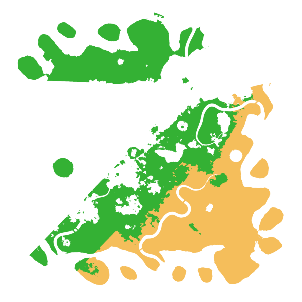 Biome Rust Map: Procedural Map, Size: 4300, Seed: 52143766