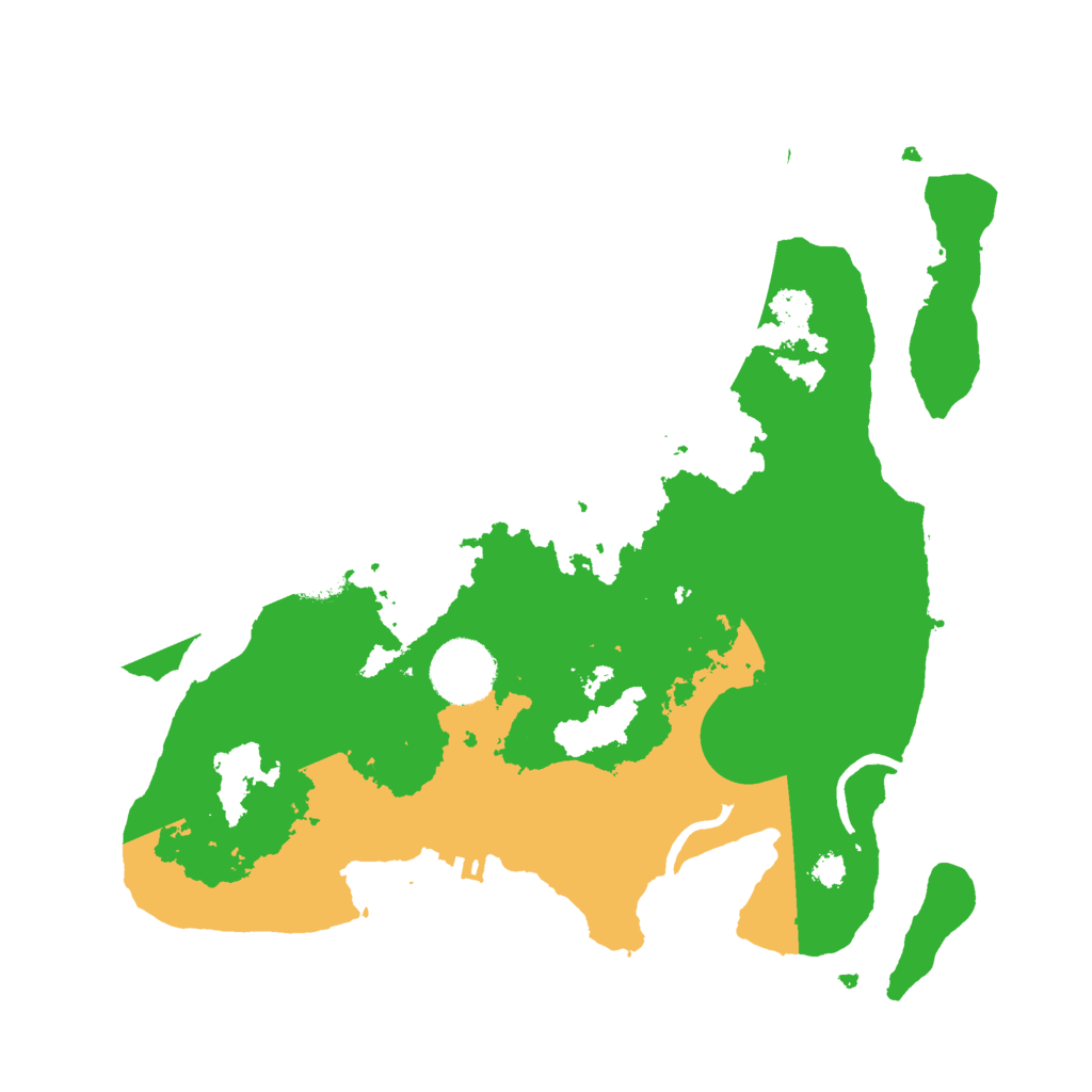Biome Rust Map: Procedural Map, Size: 3000, Seed: 10465
