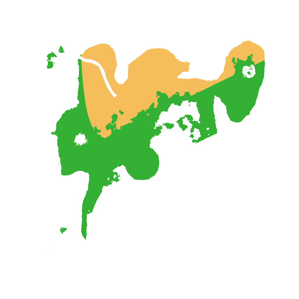 Biome Rust Map: Procedural Map, Size: 2300, Seed: 2032023