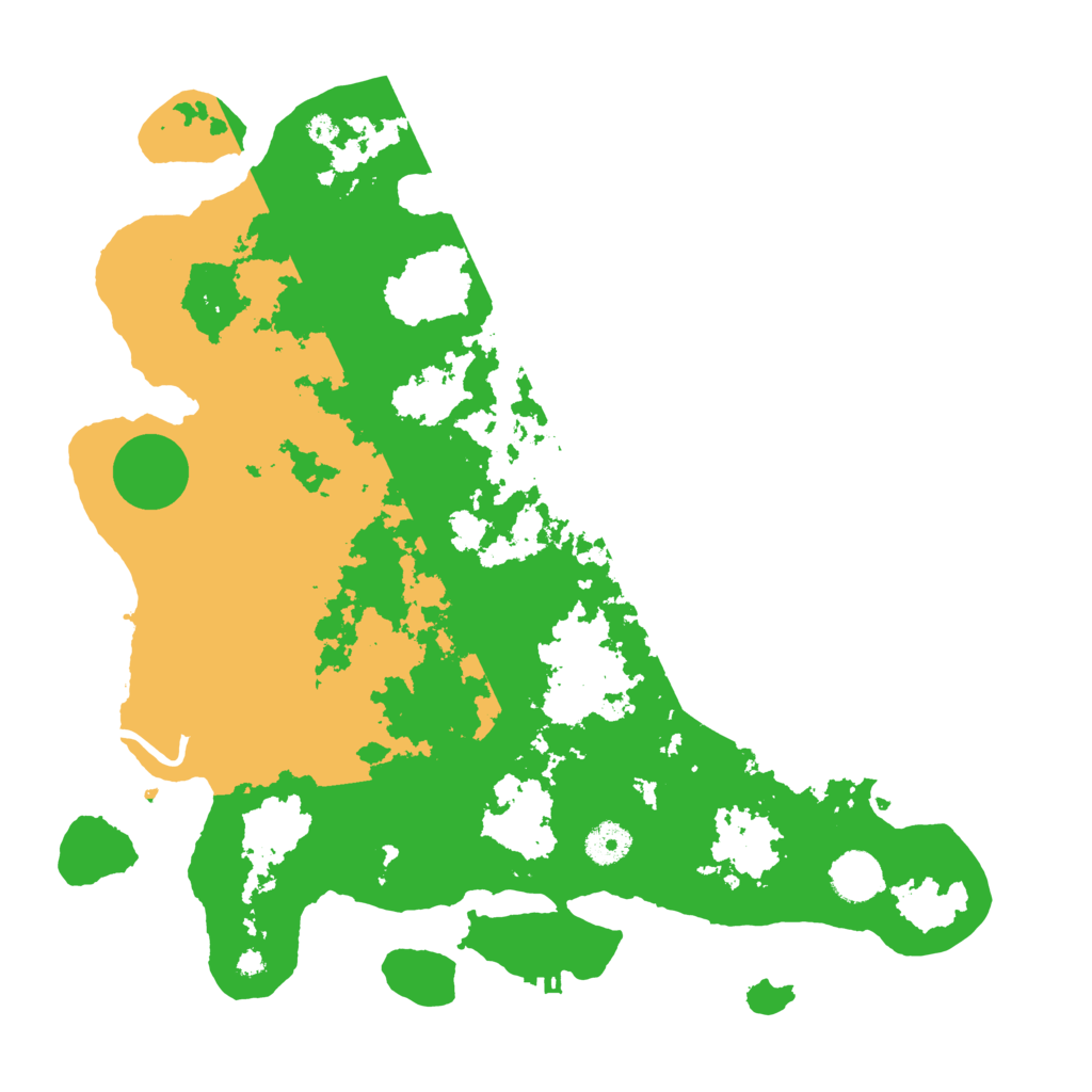 Biome Rust Map: Procedural Map, Size: 3800, Seed: 63118021