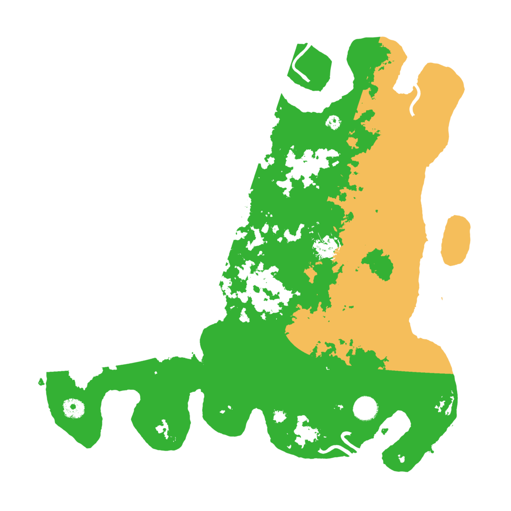 Biome Rust Map: Procedural Map, Size: 3700, Seed: 27728854