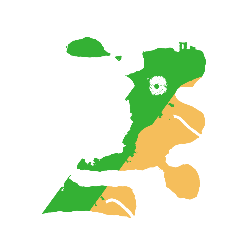 Biome Rust Map: Procedural Map, Size: 2000, Seed: 4137285