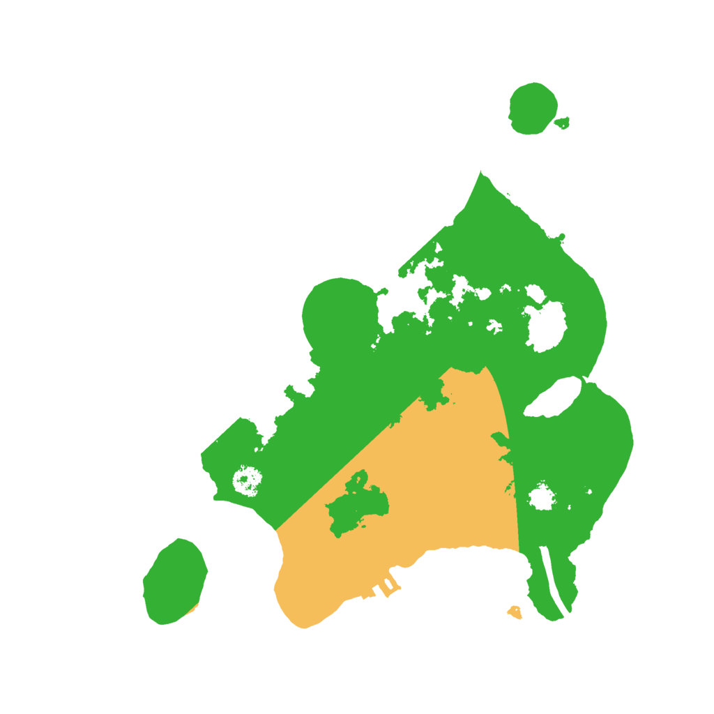 Biome Rust Map: Procedural Map, Size: 2500, Seed: 47458494