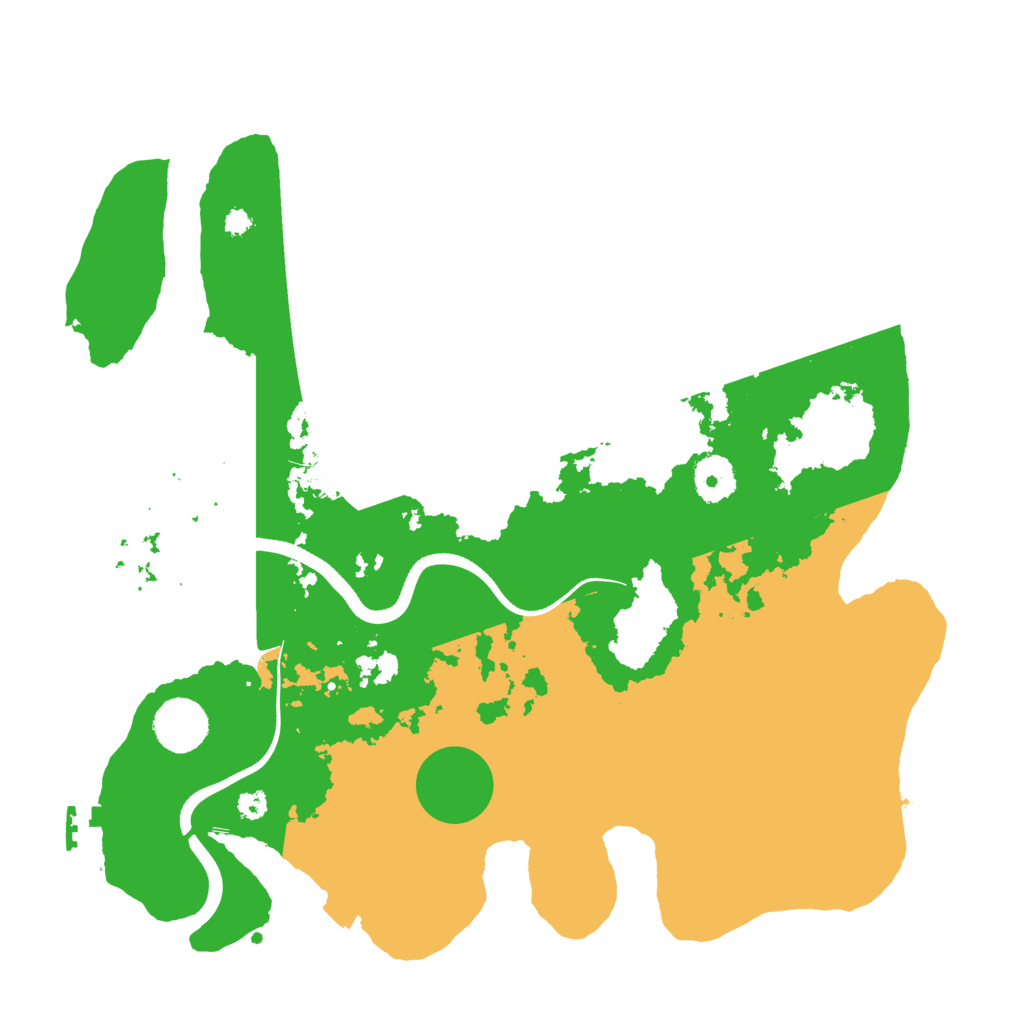 Biome Rust Map: Procedural Map, Size: 3500, Seed: 1887652851