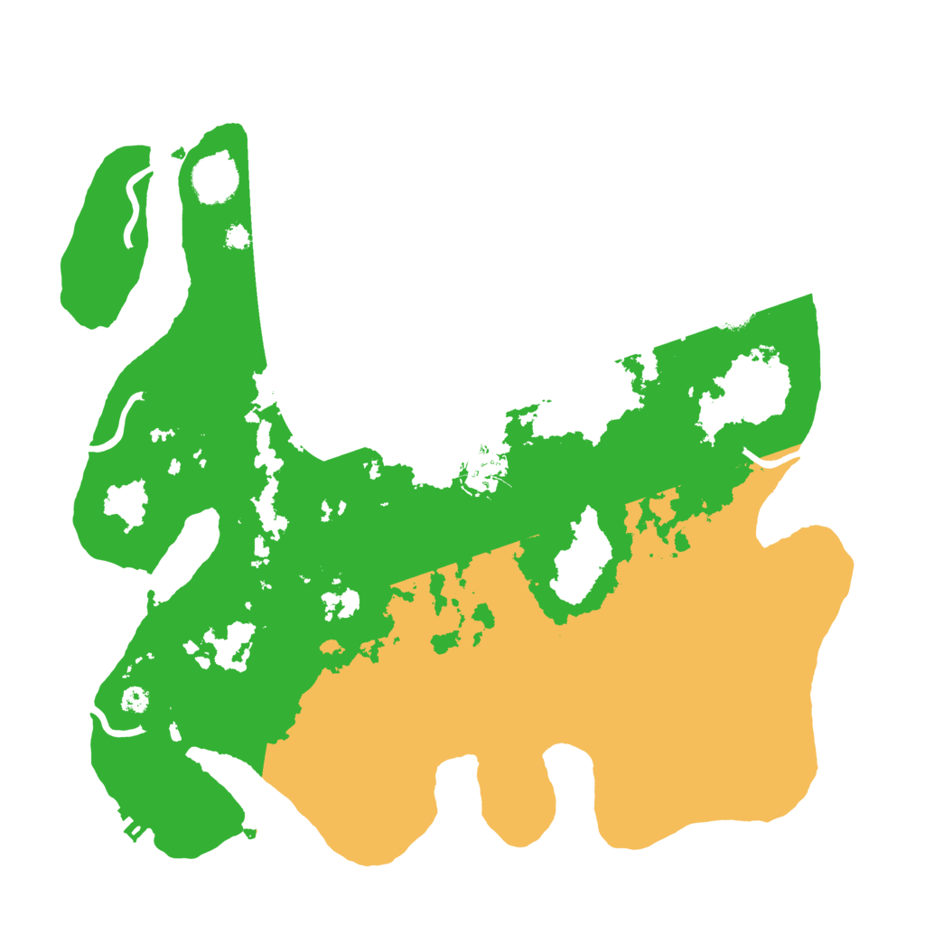 Biome Rust Map: Procedural Map, Size: 3500, Seed: 1887652851