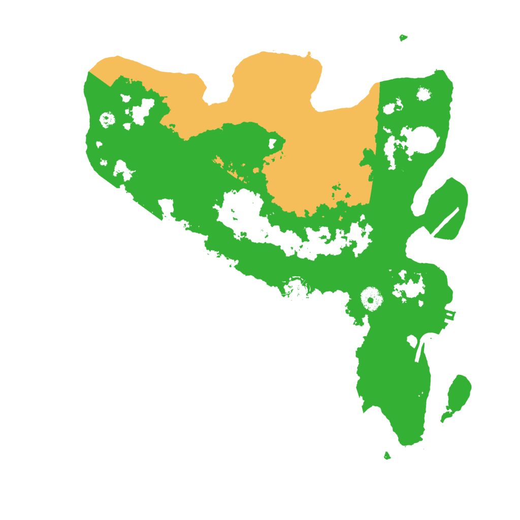 Biome Rust Map: Procedural Map, Size: 3500, Seed: 586420