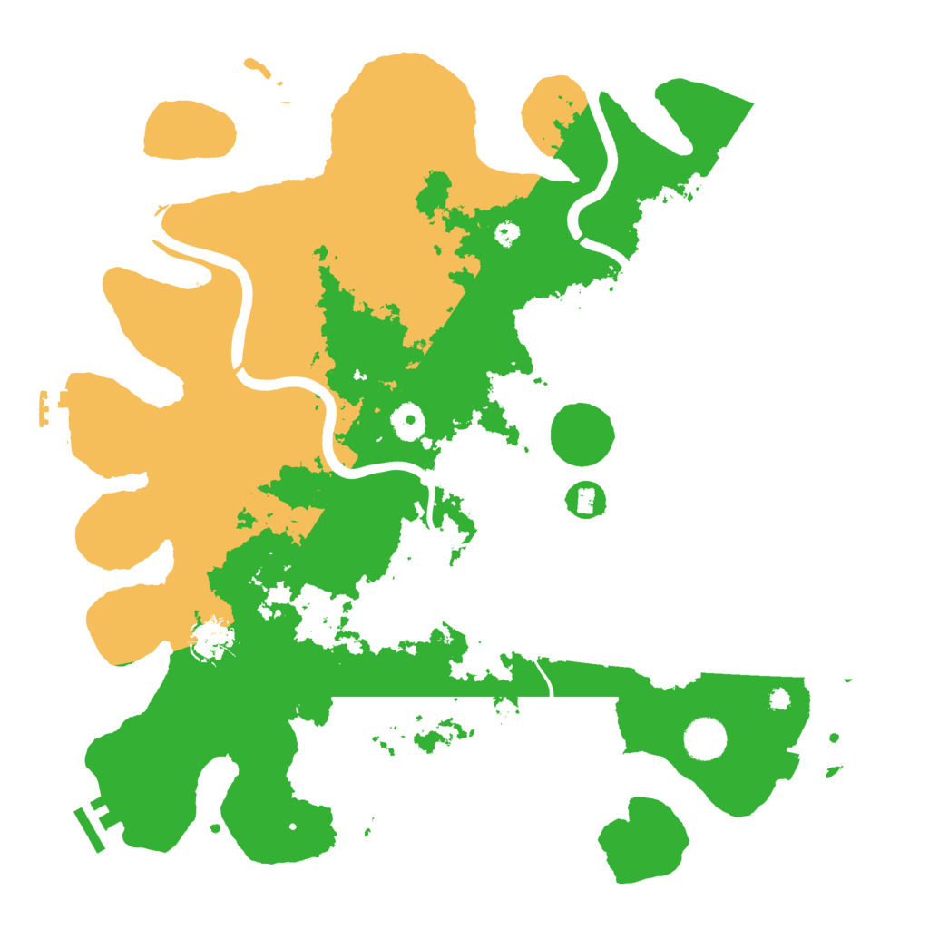 Biome Rust Map: Procedural Map, Size: 3900, Seed: 20887905