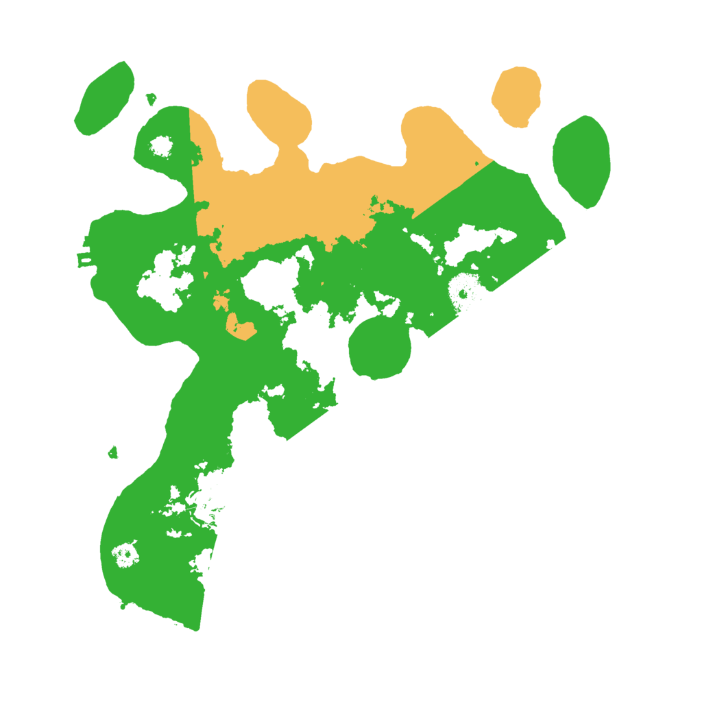 Biome Rust Map: Procedural Map, Size: 3000, Seed: 11156