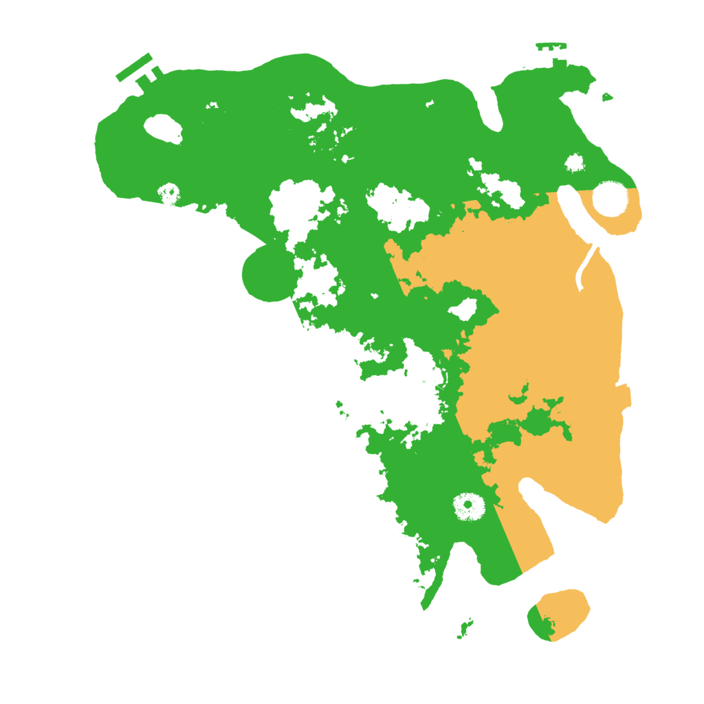 Biome Rust Map: Procedural Map, Size: 3500, Seed: 1961438184