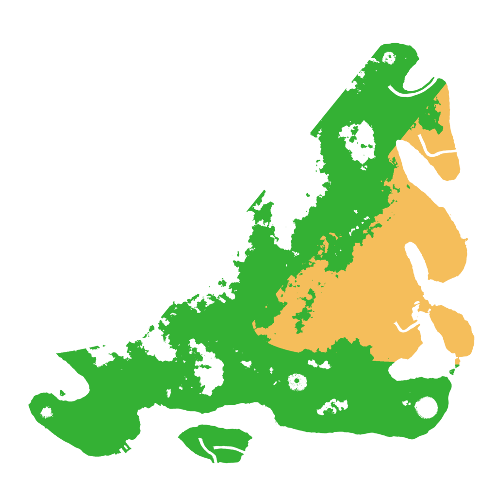 Biome Rust Map: Procedural Map, Size: 4100, Seed: 98307722