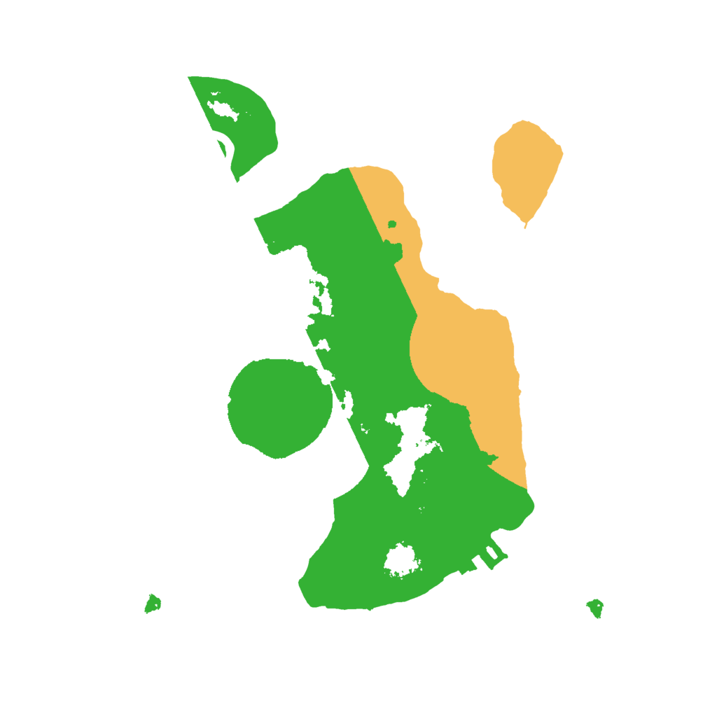 Biome Rust Map: Procedural Map, Size: 2000, Seed: 228267544