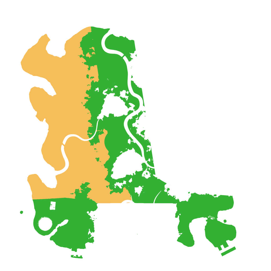 Biome Rust Map: Procedural Map, Size: 3500, Seed: 968564271