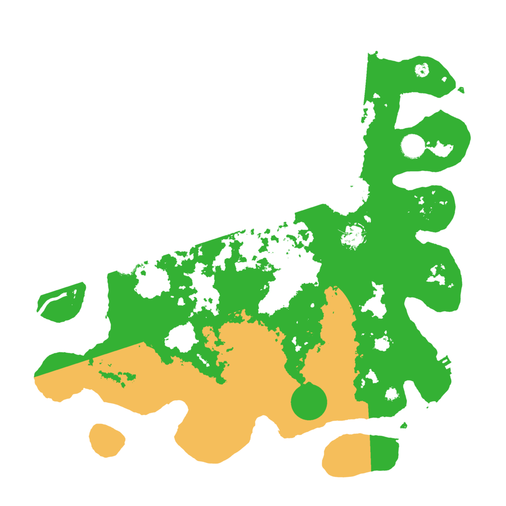 Biome Rust Map: Procedural Map, Size: 3700, Seed: 7435290